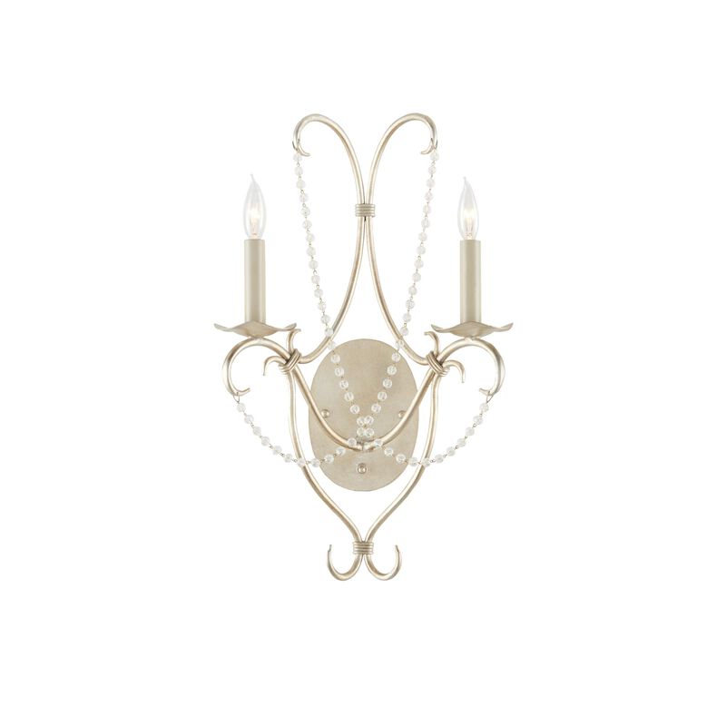 Crystal Lights 22 Inch Wall Sconce by Currey and Company